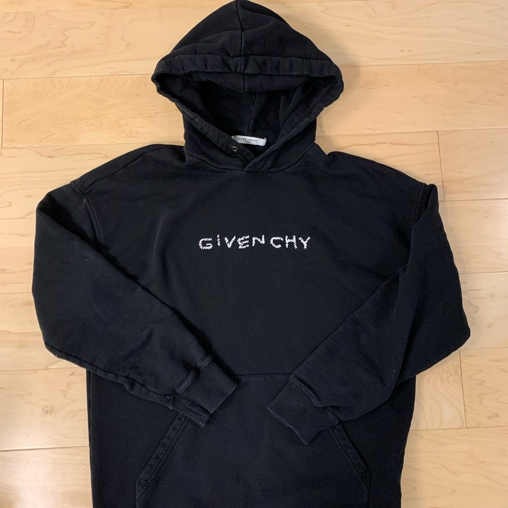Givenchy Hoodie— embroidered logo
